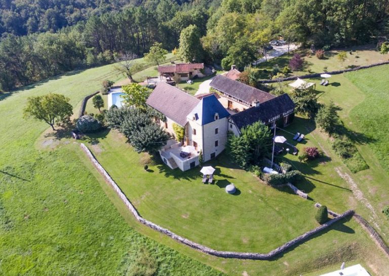 Vue du ciel Domaine des Grands Bois